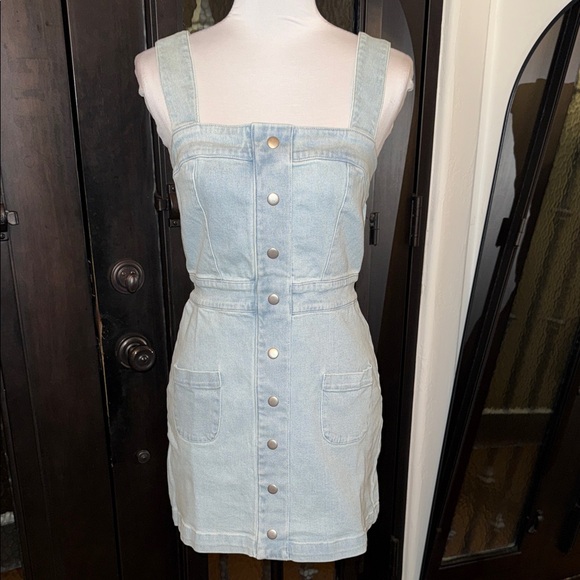 Amanda Uprichard Archie Dress in Iceberg NWT Small $250 - Picture 4 of 5